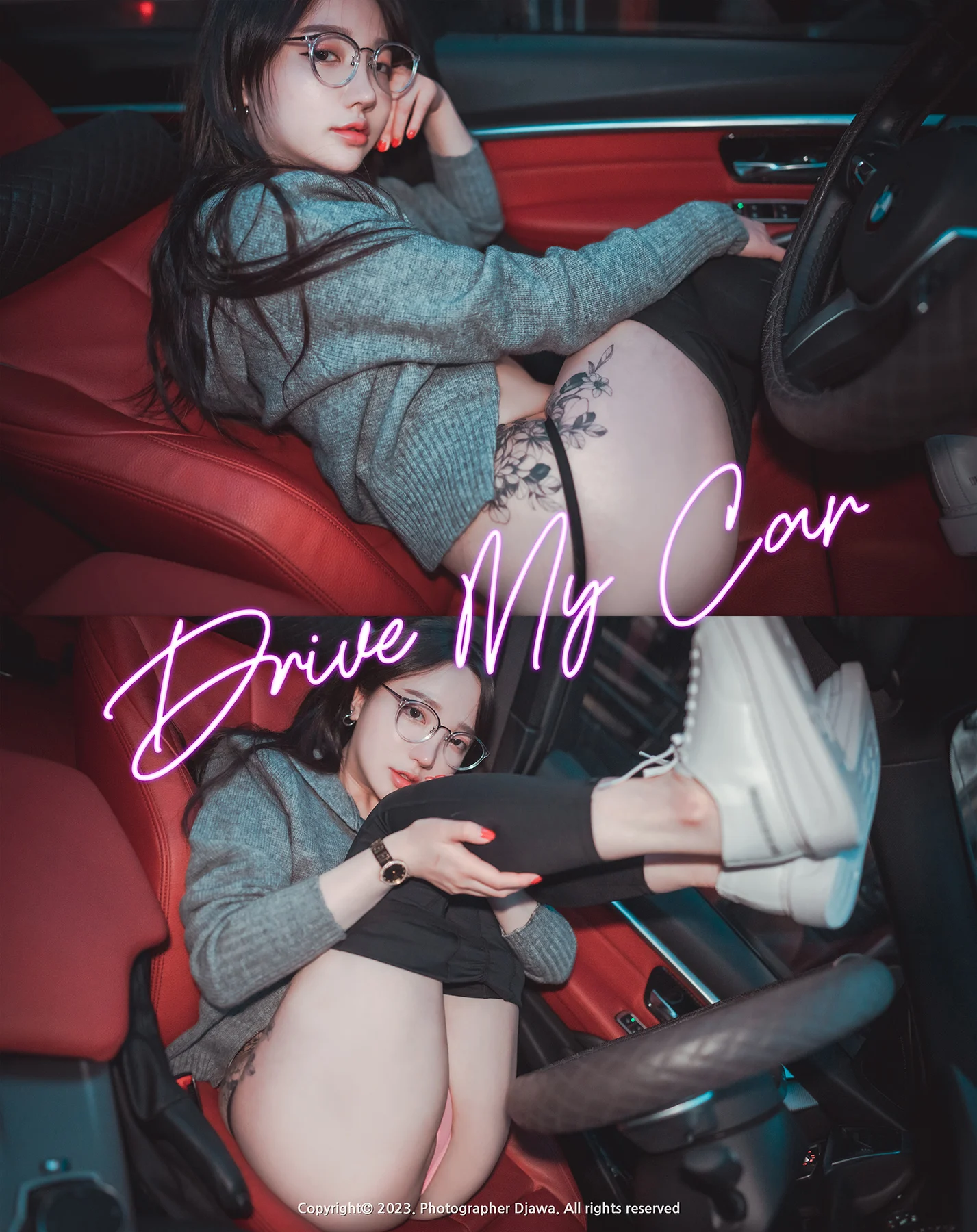 [DJAWA] YeEun (손예은) – Vol.25 – Drive My Car [90P-1.94GB]-色懒妙妙窝