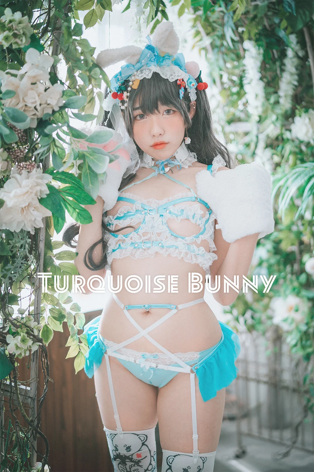 [DJAWA] Sonson (손손) – Vol.02 – Turquoise Bunny [51P-528M]-色懒妙妙窝